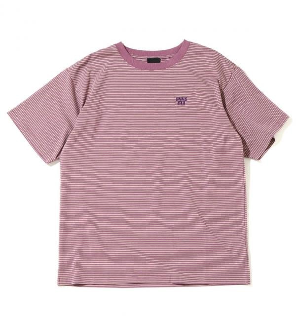 ＜アイルミネ＞【アトモス ピンク/atmos pink】 ANNA SUI Archive マルボーダーTシャツ PURPLE 22SU-I
