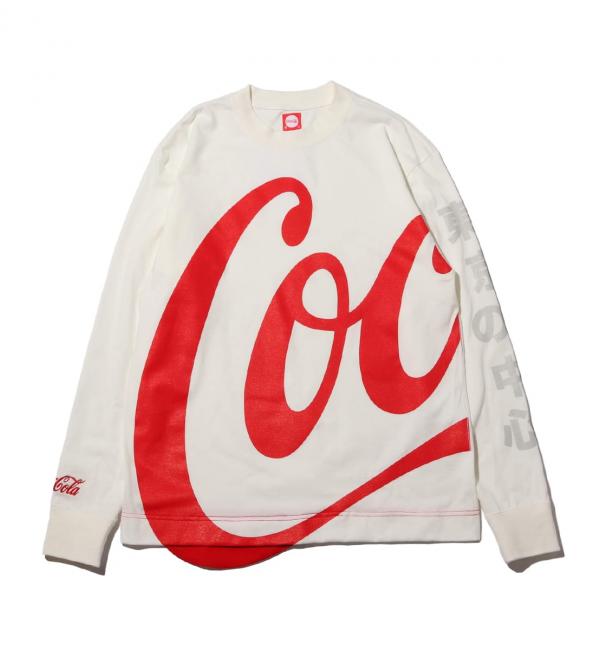 COCA-COLA BIG MAIN LOGO LS TEE WHITE 19HO-S