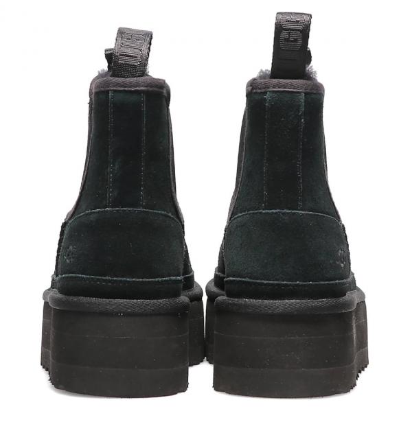 UGG ブーツ　BLACK JOSETTE(レザーリボン)22cm