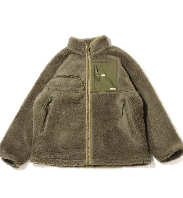 THE NORTH FACE PURPLE LABEL Wool Boa Fleece Field Jacket Olive 22FW-I