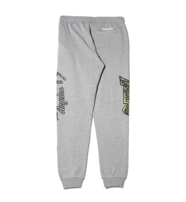 Mitchell & Ness Camo Sweatpants Lakers GRAY 22FW-I|atmos pink