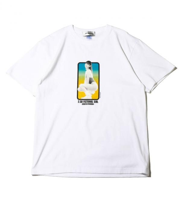 AMATSU MARINA x ARTIMATION BOX TEE WHITE 22FA-S|atmos pink