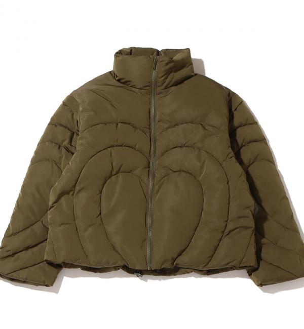 atmos pink 2WAY ハートダウンジャケット KHAKI 22HO-I