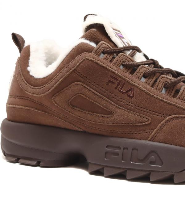 fila disruptor white with brown sole