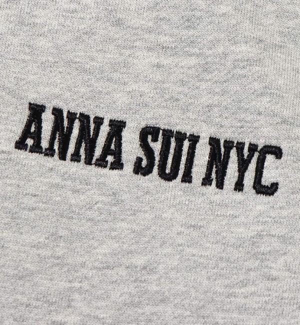 ANNA SUI NYC 2way レイヤードスウェット GRAY 22HO-I|atmos pink