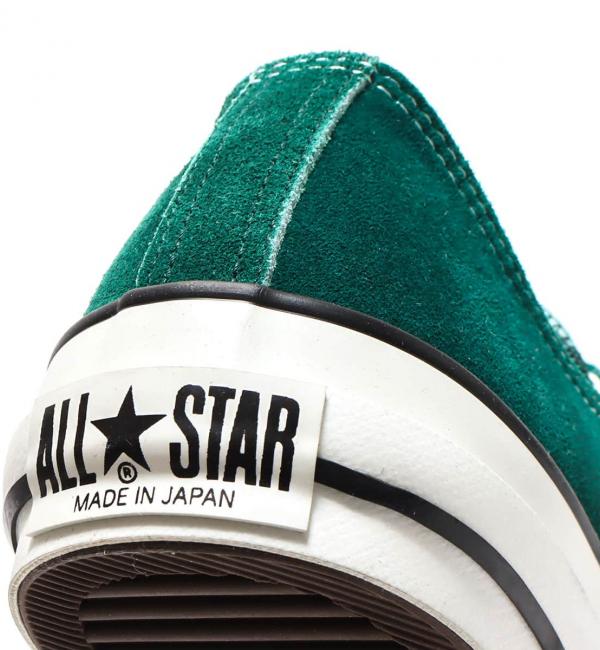 CONVERSE SUEDE ALL STAR J OX GREEN 22FW-I