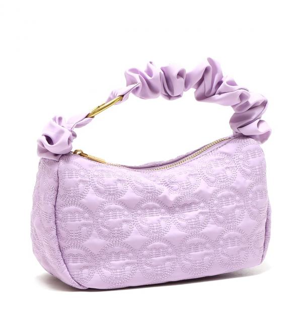 ANNA SUI NYC ロゴ刺繍ミニバック LAVENDER 22HO-S|atmos pink