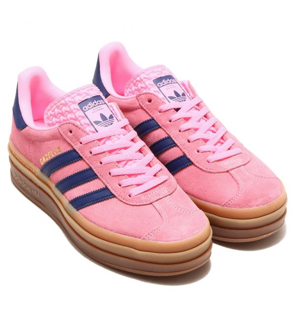 adidas GAZELLEBOLD W PINK GLOW/VICTORY BLUE/GUM 23SS-I|atmos pink