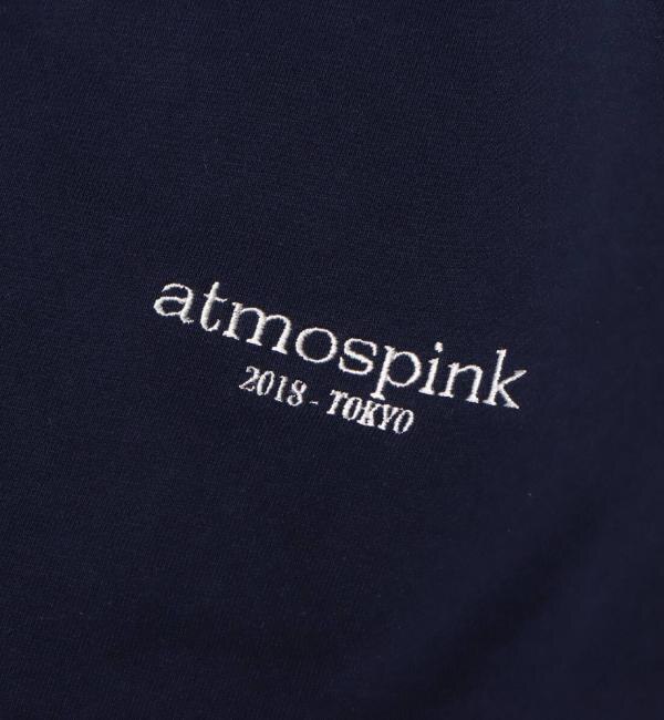 atmos pink ニット ドッキング スウェット TP NAVY 22HO-I|atmos pink