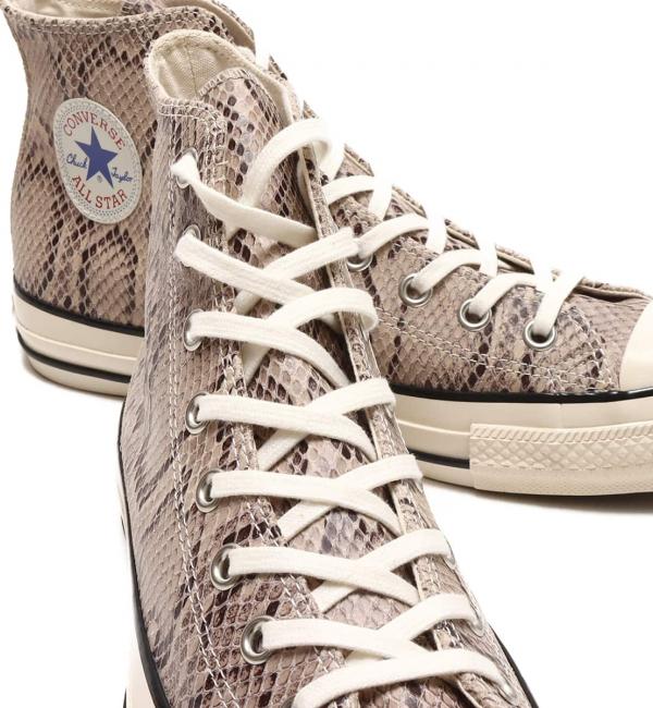 CONVERSE LEATHER ALL STAR US PYTHON HI NATURAL 23SS-I|atmos pink