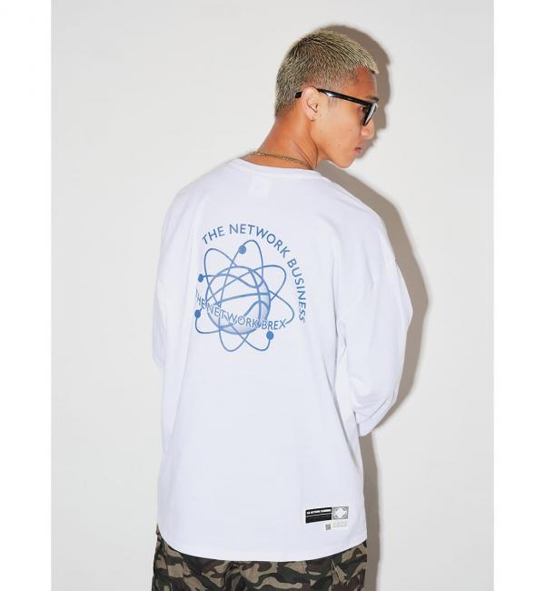THE NETWORK BUSINESS × BREX WING FOOT L/S TEE WHITE 23SP-S|atmos