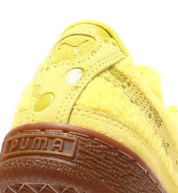 PUMA SUEDE SPONGEBOB JR LUSENT YELLOW/CITRONEL 23SP-S|atmos pink