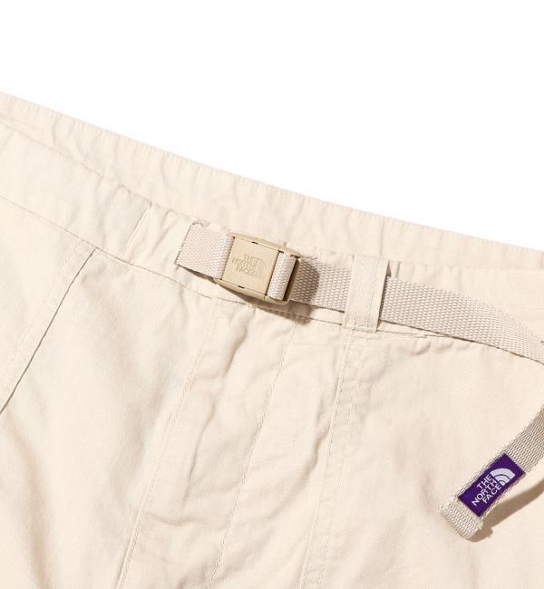 THE NORTH FACE PURPLE LABEL Ripstop Wide Cropped Pants Ecru 23SS-I