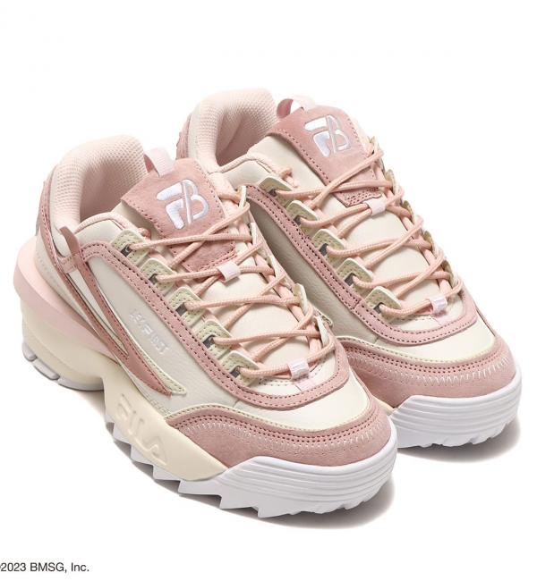 FILA Disruptor II EXP × BE:FIRST SNOW WHITE/MAUVE MORN 23SS-I