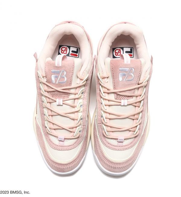 Baby pink fila outlet disruptor