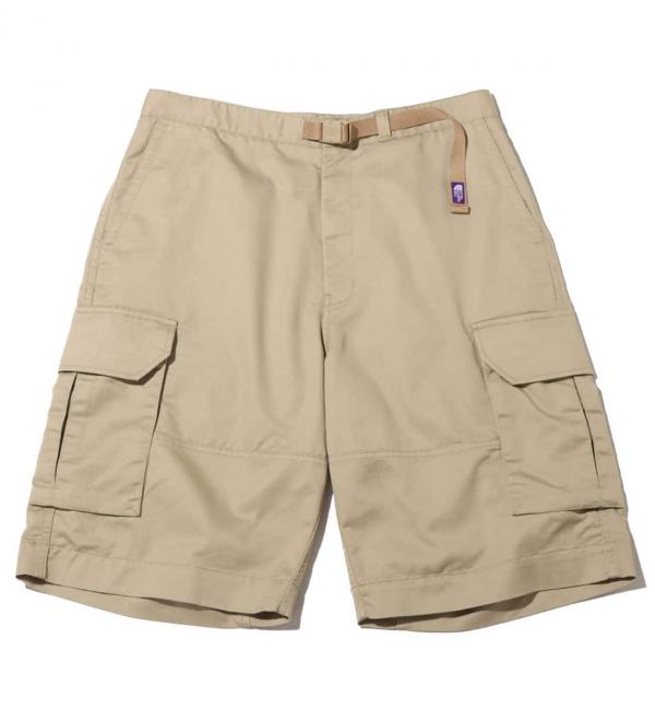 THE NORTH FACE PURPLE LABEL Stretch Twill Cargo Shorts Beige 23SS 