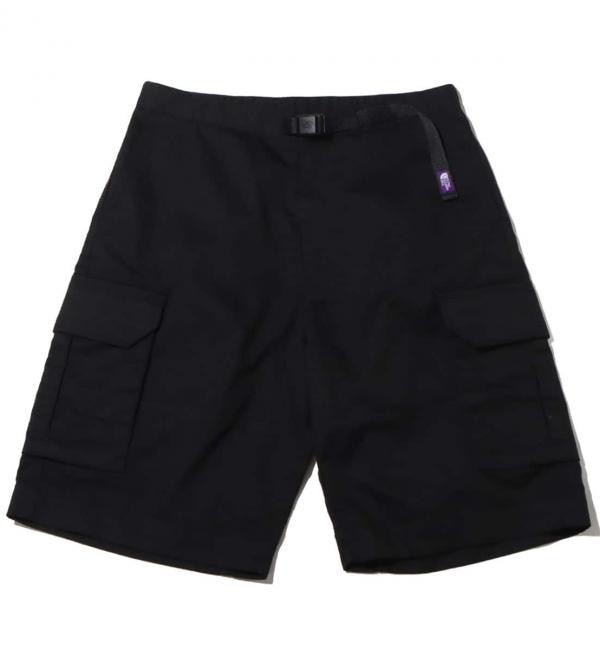THE NORTH FACE PURPLE LABEL Stretch Twill Cargo Shorts Black 23SS