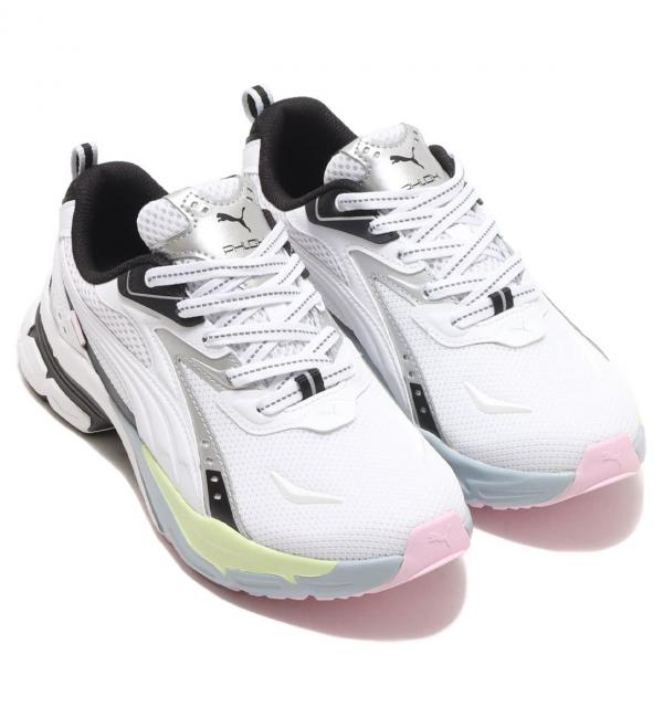 PUMA PHLOX WNS PUMA WHITE-PUMA BLACK 23SU-I|atmos pink(アトモス