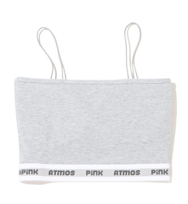 atmos pink ベーシックショートリブキャミ GRAY 23SP-I|atmos pink