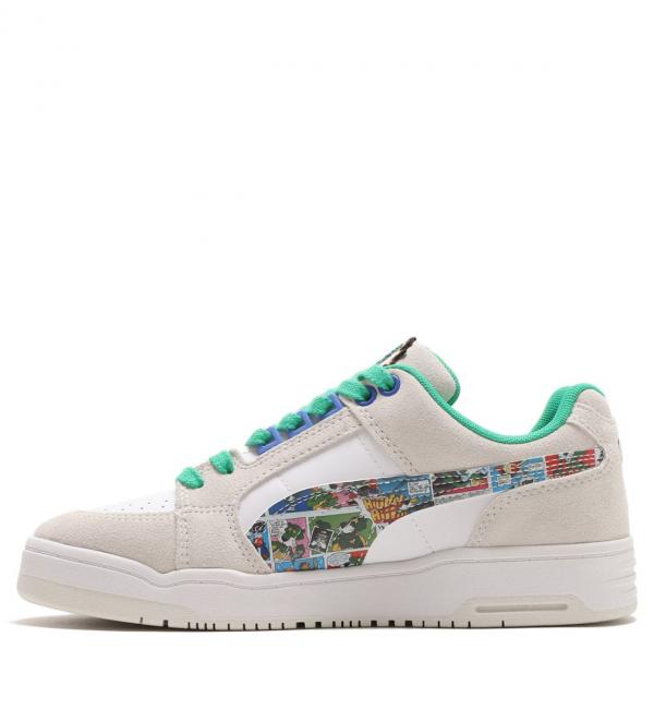 PUMA SLIPSTREAM LO SUPER COMIC PUMA WHITE-GRASSY GREEN-VAPO 23SU-I