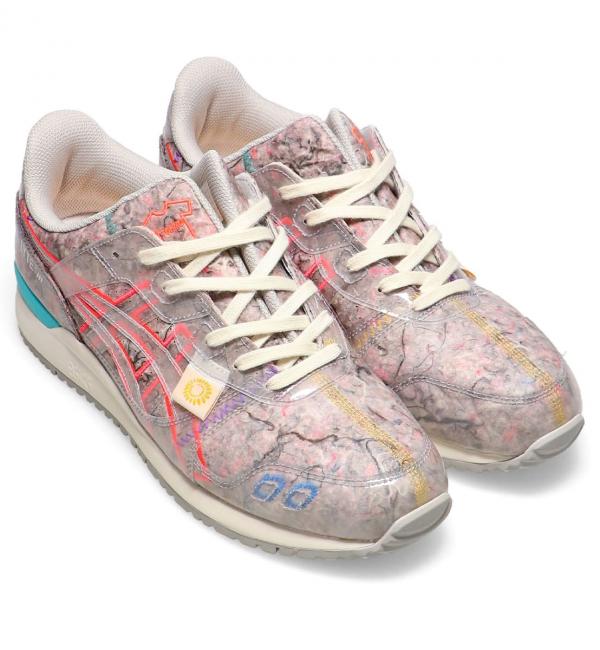 asics GEL-LYTE III OG RECYCLE FELT OYSTER GREY/DIVA PINK 22FW-I