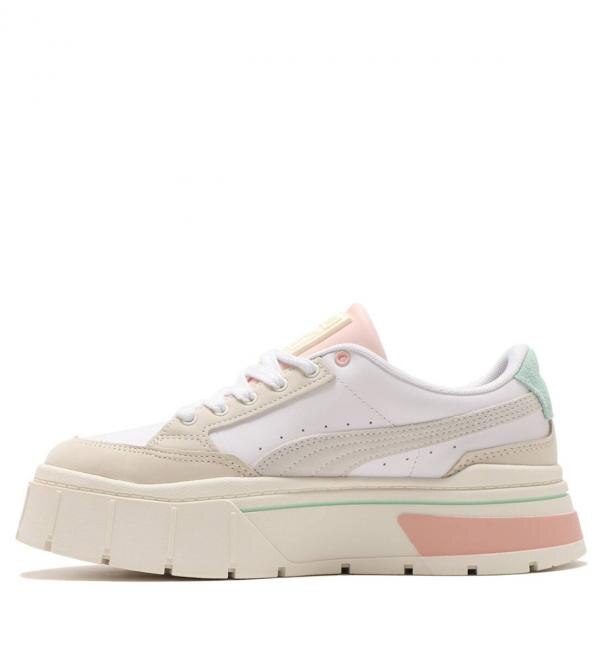 PUMA MAYZE STACK LUXE WNS PUMA WHITE-MARSHMALLOW 23SU-I|atmos pink