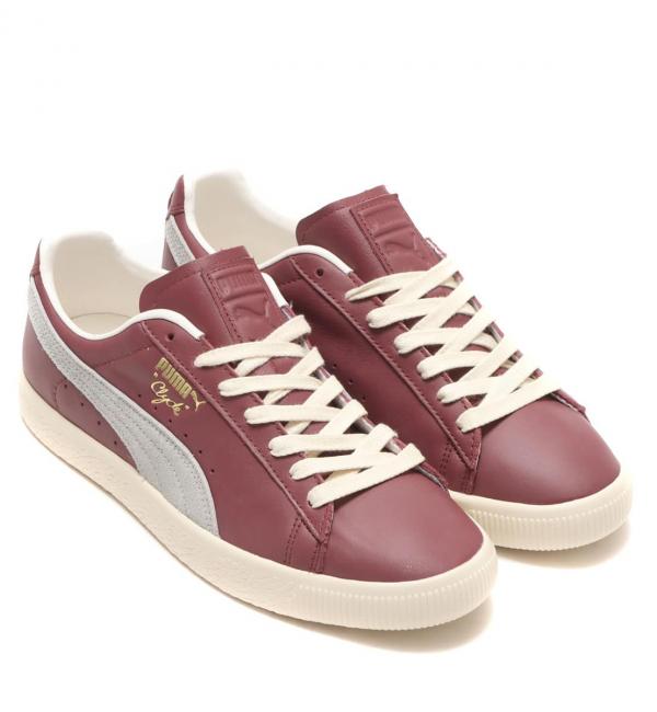 PUMA CLYDE BASE WOOD VIOLET-FROSTED IVORY-PU 23SU-I|atmos pink