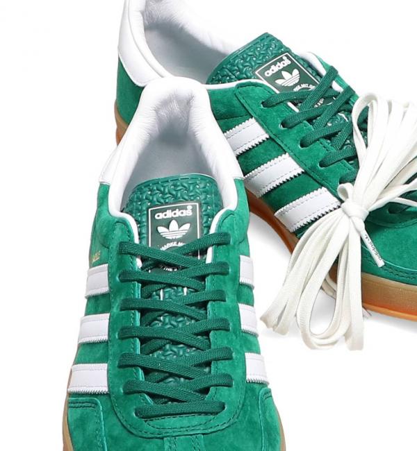 adidas GAZELLE INDOOR CALLEGE GREEN/FOOTWEAR WHITE/GUM 23FW-S