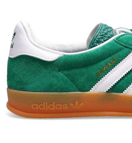adidas gazelle green gum sole