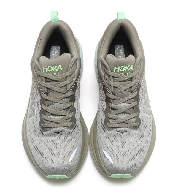 HOKA ONEONE BONDI 8 OLIVE HAZE / MERCURY 23FW-I