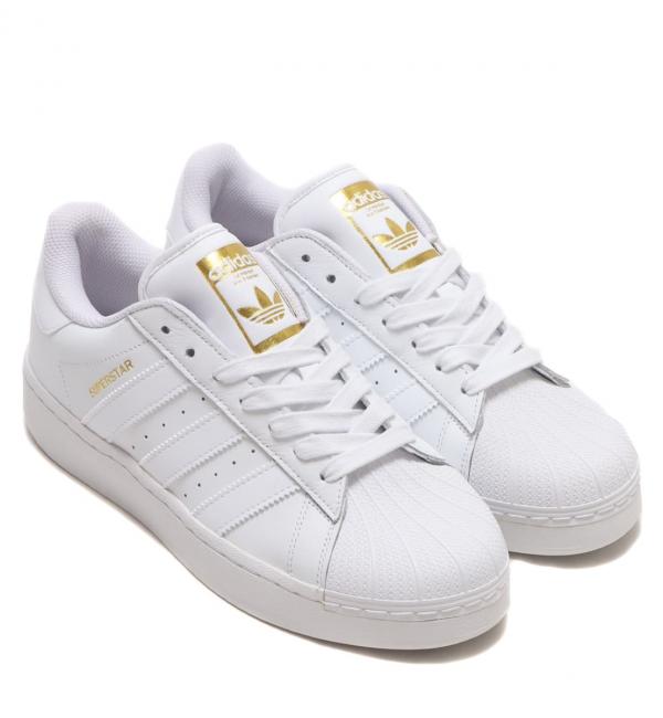 adidas SUPERSTAR XLG FOOTWEAR WHITE/FOOTWEAR WHITE/GOLD METALLIC ...