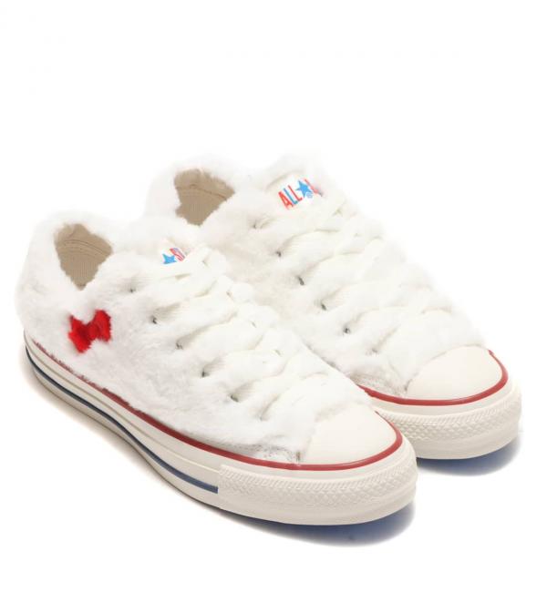 CONVERSE ALL STAR HELLO KITTY OX WHITE 23FW I atmos pink