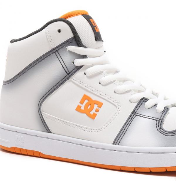 DC SHOES MANTECA 4 HI SE WHITE/GREY/ORANGE 23FW-I|atmos pink