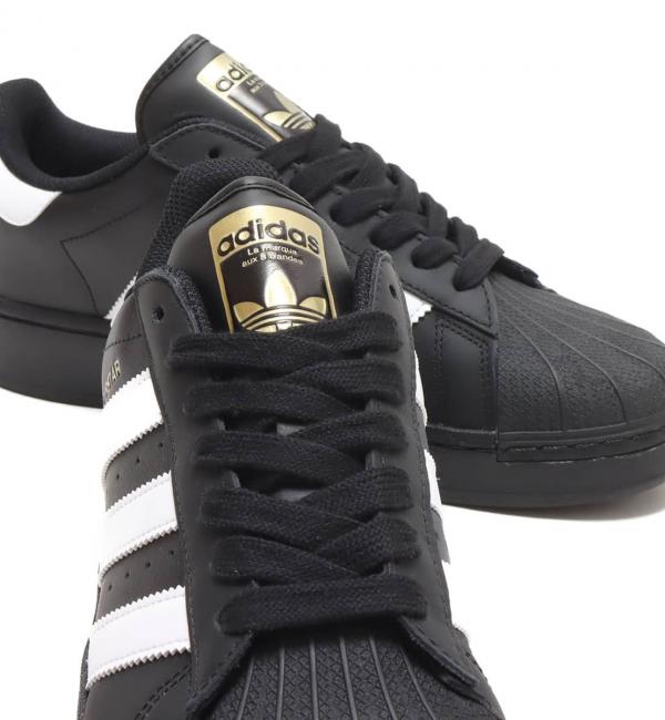 adidas SUPERSTAR XLG CORE BLACK FOOTWEAR WHITE GOLD METALLIC 23FW