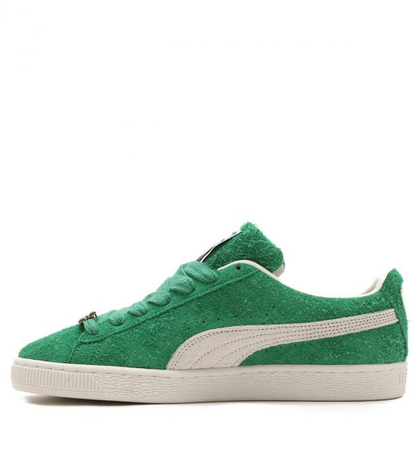 PUMA SUEDE FAT LACE ARCHIVE GREEN 23FA-I|atmos pink(アトモス