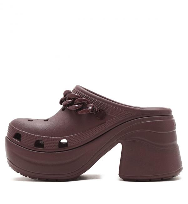 crocs Siren Chain Clog Dark Cherry 23FW-I|atmos pink(アトモス