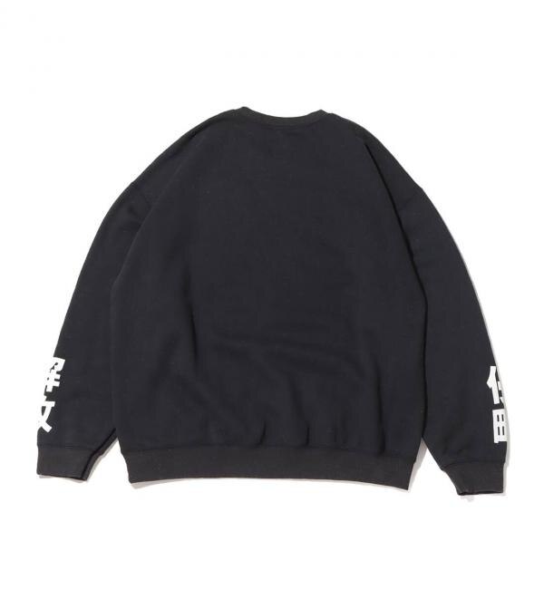 LIBERAIDERS PROPAGANDA CREWNECK BLACK 23FA-I|atmos pink(アトモス