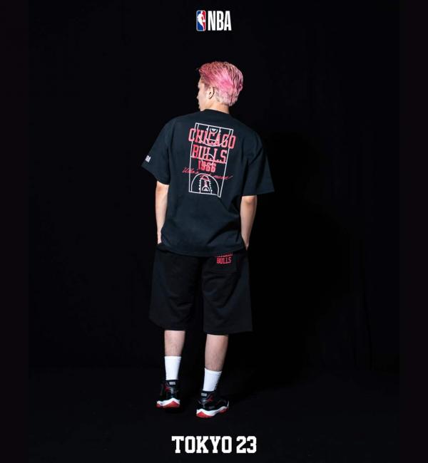 TOKYO 23 NBA Team Logo Short Pants BLACK x CHICAGO 23SS-S|atmos