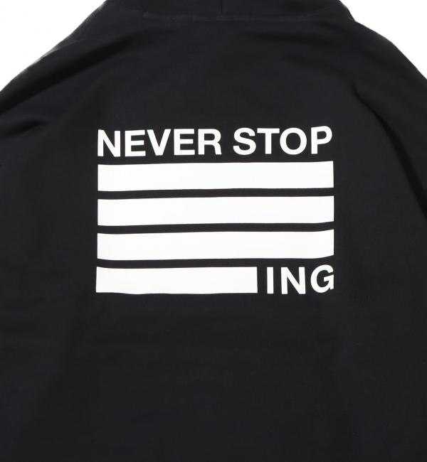 THE NORTH FACE NEVER STOP ING HOODIE BLACK 23FW-I|atmos pink