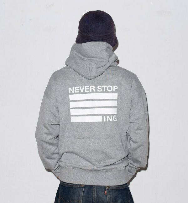 THE NORTH FACE NEVER STOP ING HOODIE MIXグレー 23FW-I|atmos pink ...