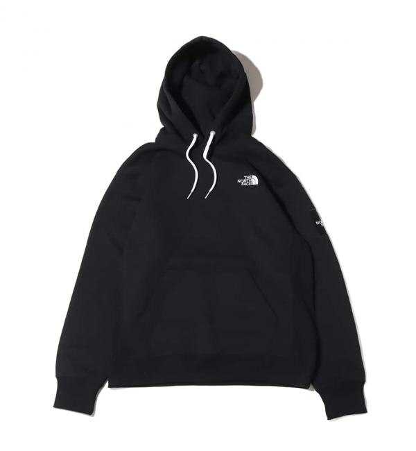 THE NORTH FACE SQUARE LOGO HOODIE BLACK 23FW-I|atmos pink(アトモス ...