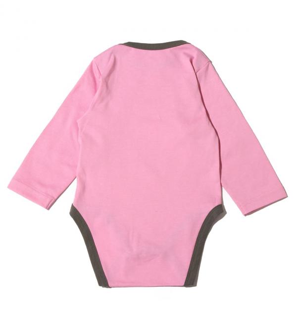 THE NORTH FACE BABY L/S COTTON ROMPERS OCピンク 23FW-I|atmos pink