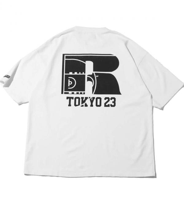 TOKYO 23 x RUSSELL ATHLETIC AGING WASH TEE OFF WHITE 23SS-S|atmos