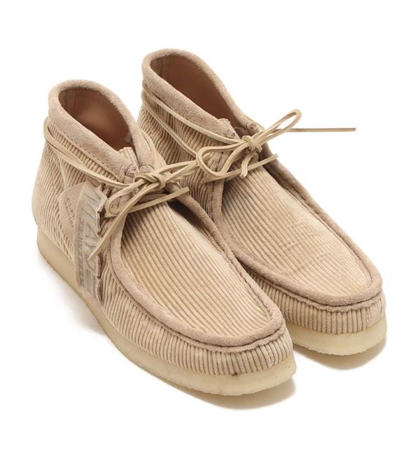 Clarks Wallabee Boot Sand Cord 23SU-S|atmos pink(アトモス ピンク