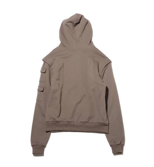 atmos pink デザイン スウェット フーディ BEIGE 23FA-I