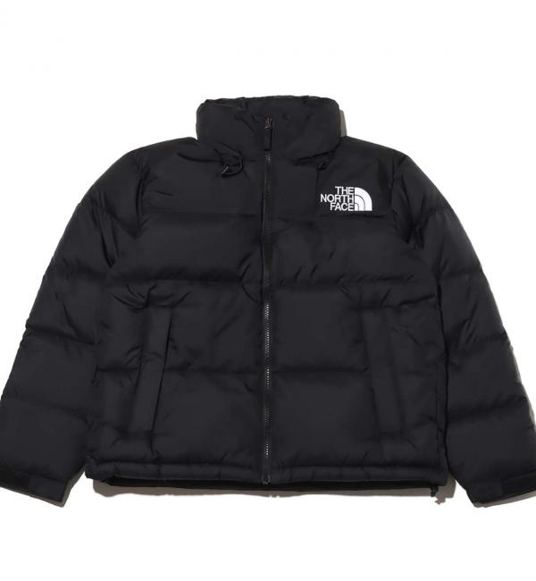 THE NORTH FACE SHORT NUPTSE JACKET BLACK 23FW-I|atmos pink