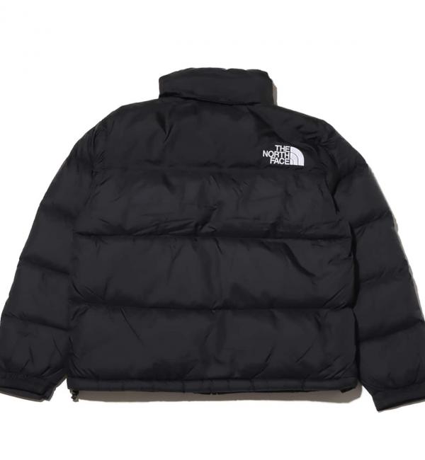 THE NORTH FACE SHORT NUPTSE JACKET BLACK 23FW-I|atmos pink