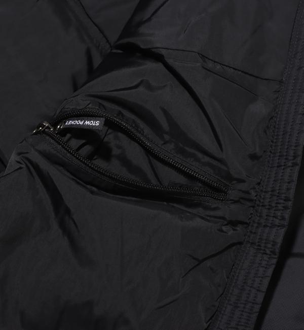 THE NORTH FACE SHORT NUPTSE JACKET BLACK 23FW-I|atmos pink