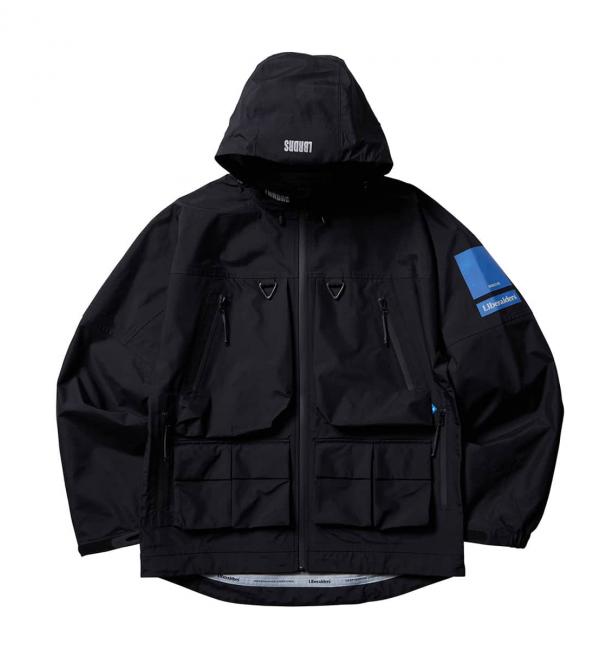 LIBERAIDERS ALL CONDITIONS 3LAYER JACKET BLACK 23FA-I|atmos pink