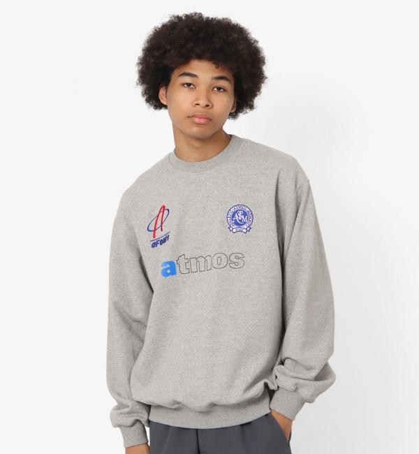 高品質注文 atmos AM PATCH LOGO CREW NECK SWEAT アトモス | www